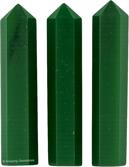 Amazing Gemstone Crystal Points Bulk Healing Crystals & Stones - Premium Single Terminated Healing Wand Point Bulk Crystals for Crafts, Crystal Grid, DIY Work