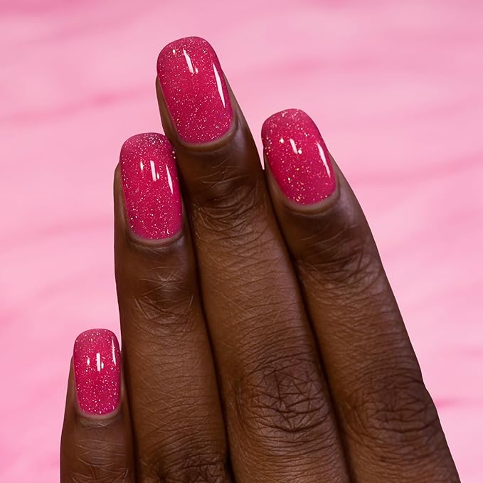 ILNP Gummy Bear - Vibrant Pink Holographic Jelly Nail Polish