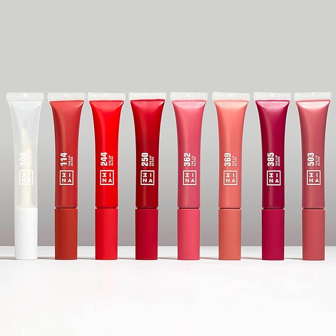 3ina MAKEUP - Vegan - Cruelty Free - The Lip Gloss 503 - Nude Lip Gloss - Mirror-effect - Glossy Look - Creamy Texture - Highly Pigmented - Lip Gloss with wand