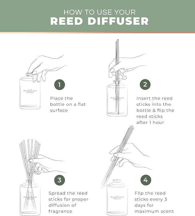 Pecksniff's Aroma Therapy De-Tox Reed Diffuser, 100 ml/3.38 Fl Oz