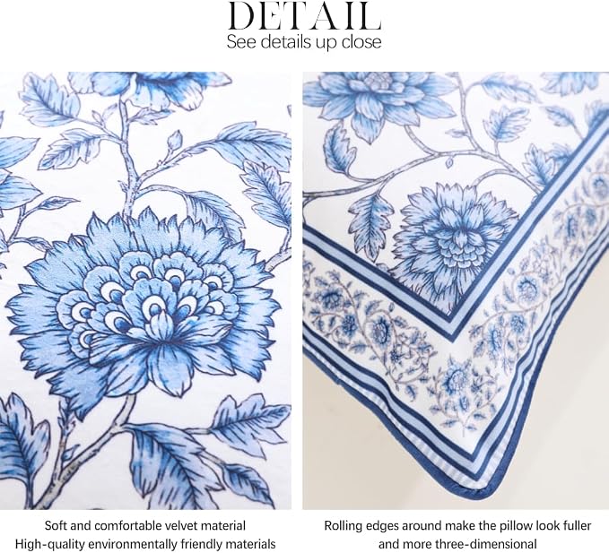 Designer Velvet Throw Pillow Cover,Set of 2,20"x12"-BlueWilow | Pillow Cover,Concealed Zipper Design,Dragonfly Pattern,Sofas,Bedroom,Living Room,Lounge Chairs,All Season Home Decor