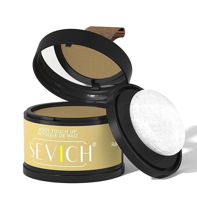 Sevich Hairline Powder - Root Touch Up Instantly Hair Color for Thinning Gray Coverage - Bald Spot Concealing Hair Powder for Women & Men - 48Hour Waterproof & Sweatproof - Blonde