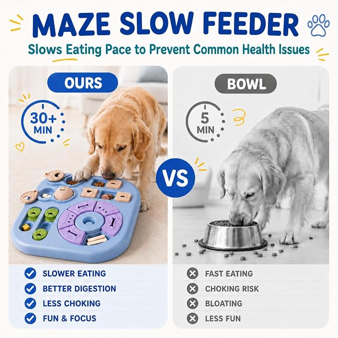Interactive Cat Puzzle Toy, Maze Slow Feeder, 11.02in