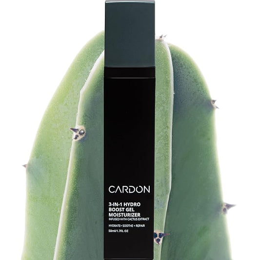 Cardon | Anti-Aging Face Moisturizer for Men | Korean Skincare Facial Lotion | Hydro Boost Gel | Healing Cactus Extract, Reduce Wrinkles, Repair Acne Scars | Ultra Light Face Cream (1 CT)
