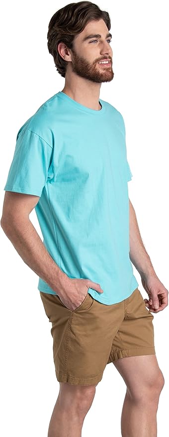Fruit of the Loom Men's Eversoft Cotton Odor Control & Breathable Moisture Wicking T-Shirts