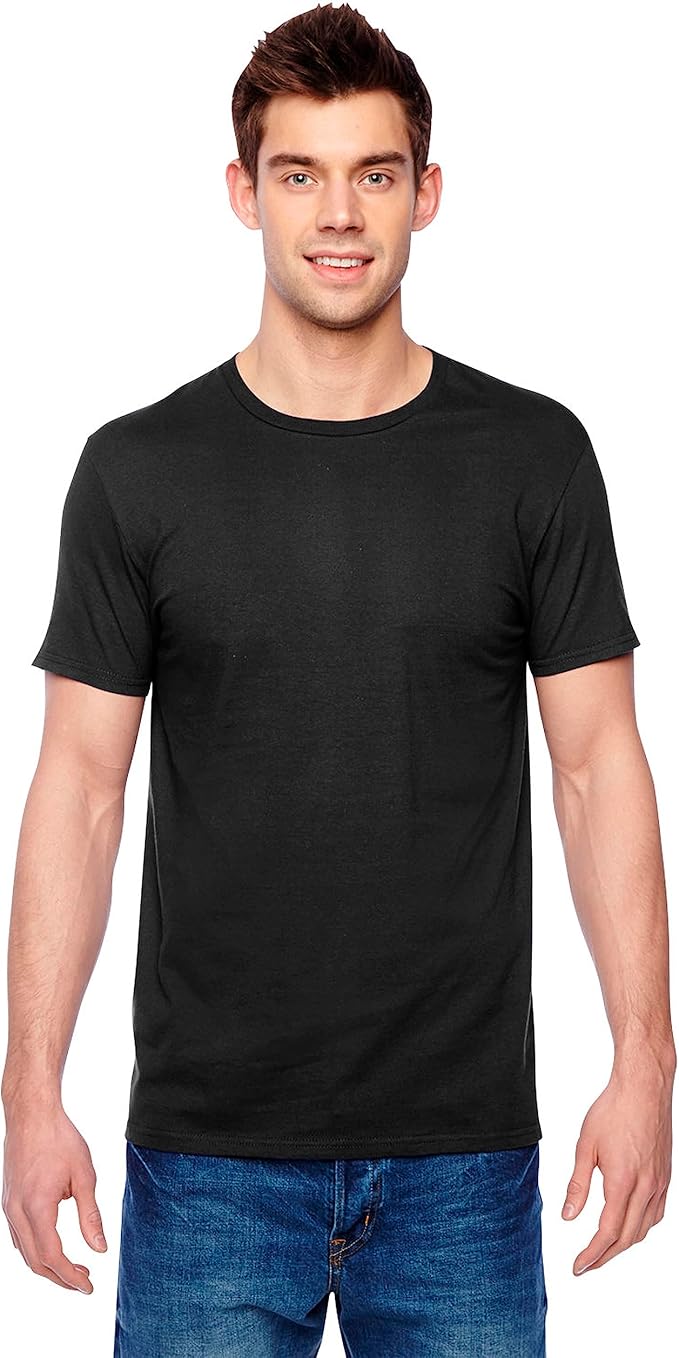 Fruit of the Loom Men's Eversoft Cotton Odor Control & Breathable Moisture Wicking T-Shirts