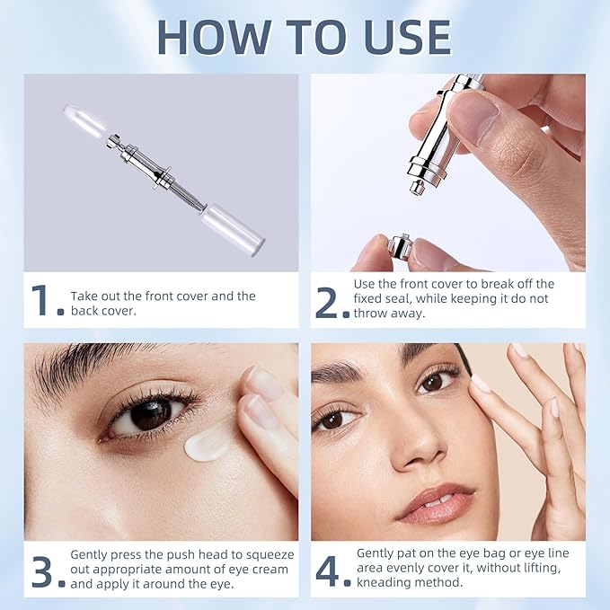 Dr.Seya Under Eye Cream for Dark Circles, Temporary Eye Tightener, 60 Seconds Smoothing Fine Lines, Crema Para Las Ojeras Bags Treatment for Women Cream for Puffiness and Bags Under