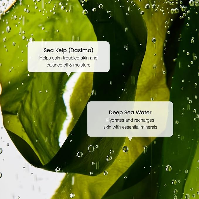 BIODANCE Refreshing Sea Kelp Serum, Oil & Sebum Control, Calming Serum for Oily & Combination Skin, Korean Skin Care, Valentines Day Gifts for Her | 1.01 fl.oz x 1 ea