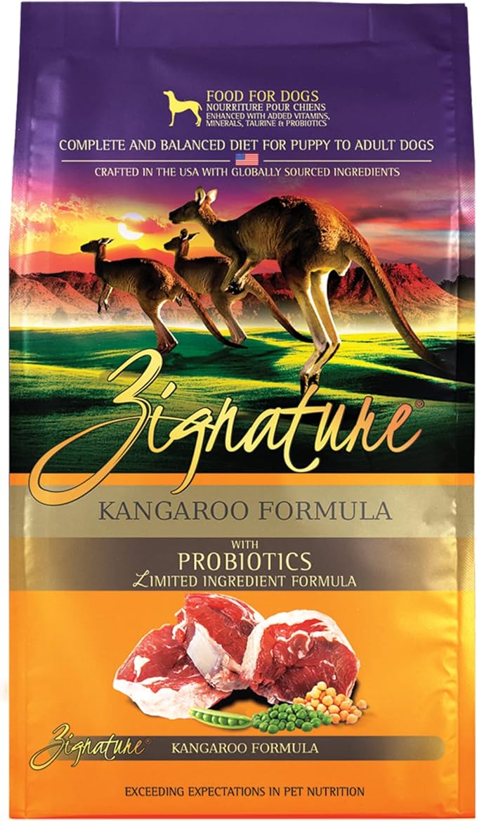 Zignature Dog Food, Kangaroo, 12.5 Pounds