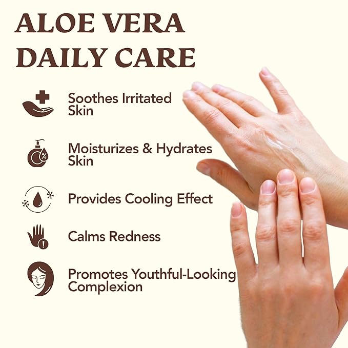 Green Leaf Naturals Aloe Vera Spray Bottle Travel Size | Vitamin C, E & A | Skin Care, Hair Spray, Facial Moisturizer, Hair Growth, Facial Cleanser, Sunburn Relief & After Sun Lotion 3.3oz