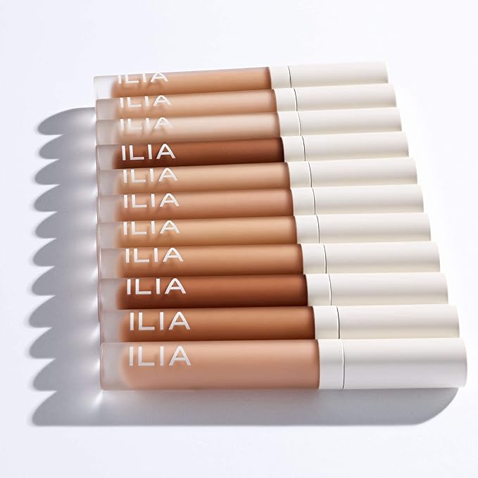 ILIA - True Skin Serum Concealer | Non-Comedogenic, Cruelty-Free, Vegan, Safe For Sensitive Skin, Reduces Appearance of Dark Circles + Blemishes (Chia SC3.5, 0.16 oz | 5 ml)