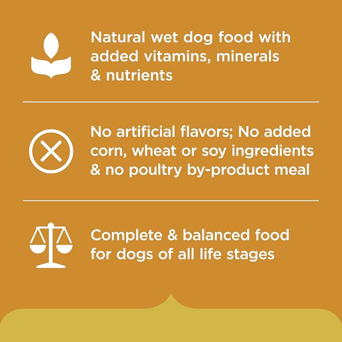 Nutrish Chicken Muttballs Wet Dog Food, 8 oz. Tub, 8 Pack (Rachael Ray) | Made with Carrots & Rice Pasta, No Artificial Flavors, No Added Corn, Wheat or Soy Ingredients & No Poultry By-Product Meal