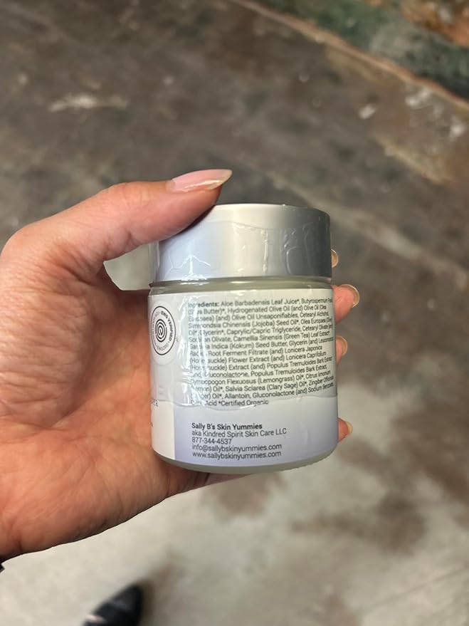 Sally B’s Lavender Hand Cream – Hydrating & Nourishing Formula for Dry Skin – Shea Butter, Jojoba & Olive Oil – EWG Verified – 4 oz
