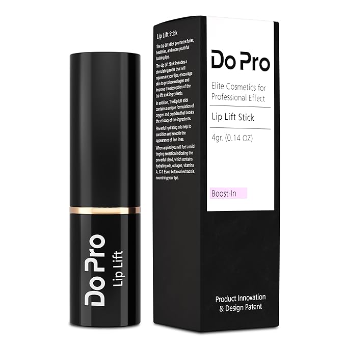 Do Pro Lip Lift Stick Boost-In - Plumper Stick with Hyaluronic Acid, Collagen, Vitamin C & E - Volumizing & Hydrating Lip Plumping Serum