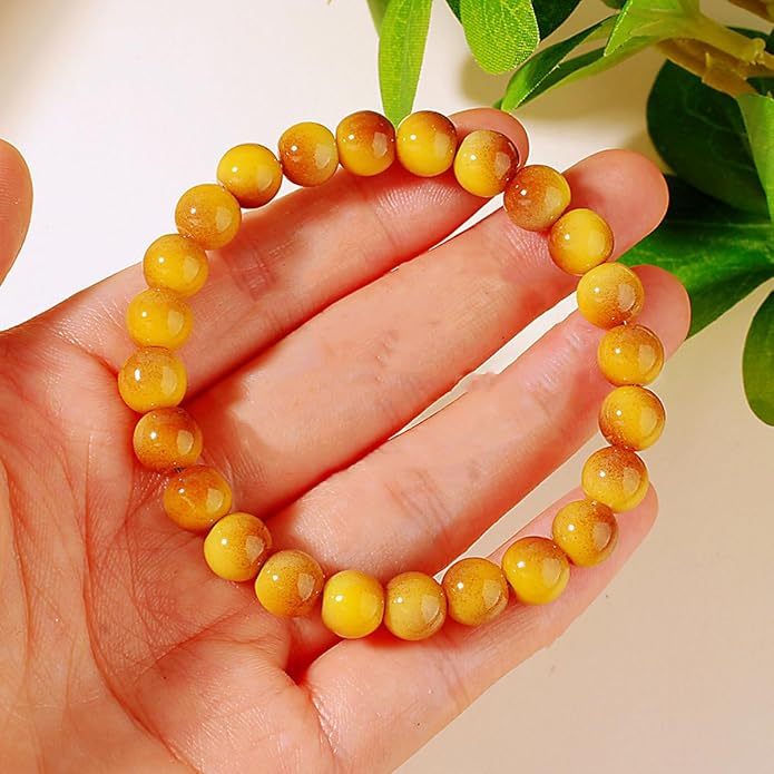 Evil Eye with Hematite Black Obsidian Tiger Eye Stone Triple Protection Bracelets for Men Women, Crystal Healing Stone Bracelet Bring Luck Prosperity and Happiness Jewelry