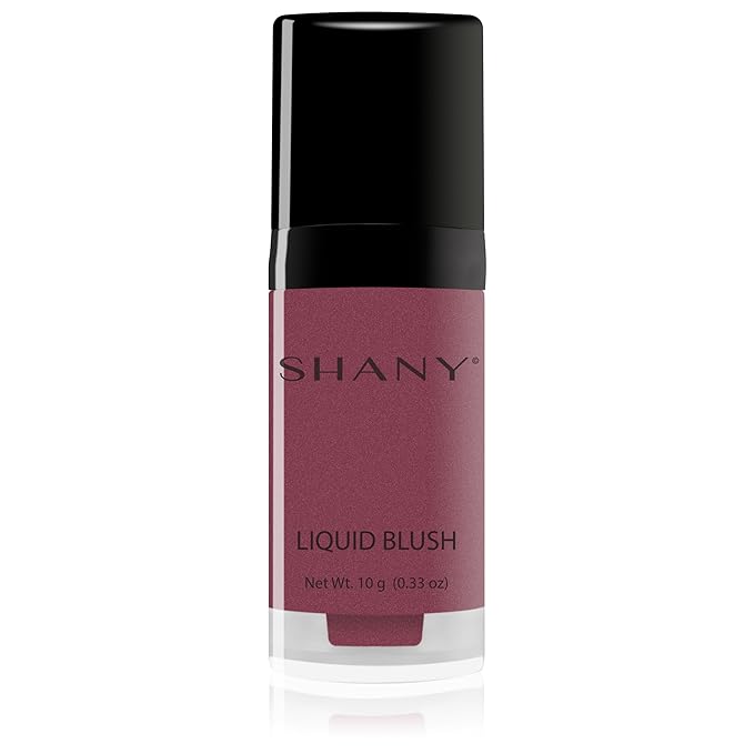 SHANY Paraben Free HD Liquid Cream Blush - Creamy & Blendable Color - DISTINTIVE (Pack of 2)