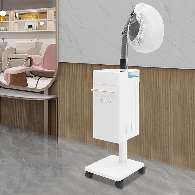 110V 600W Nano Hair Steamer Machine, Professional Micro Mist Salon Hair Processor, Salon Spa Equipment Vertical Nano Hair Steamer for Deep Hair Care Repair, Hair Styling