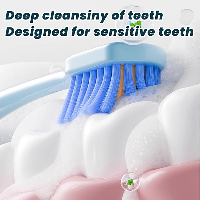 Nano Hydroxyapatite Toothpaste with Bamboo Charcoal & Probiotics, Fluoride-Free Formula for Remineralizing Enamel, Sensitive Relief & Whitening, Natural Peppermint for Fresh Breath (1pc)