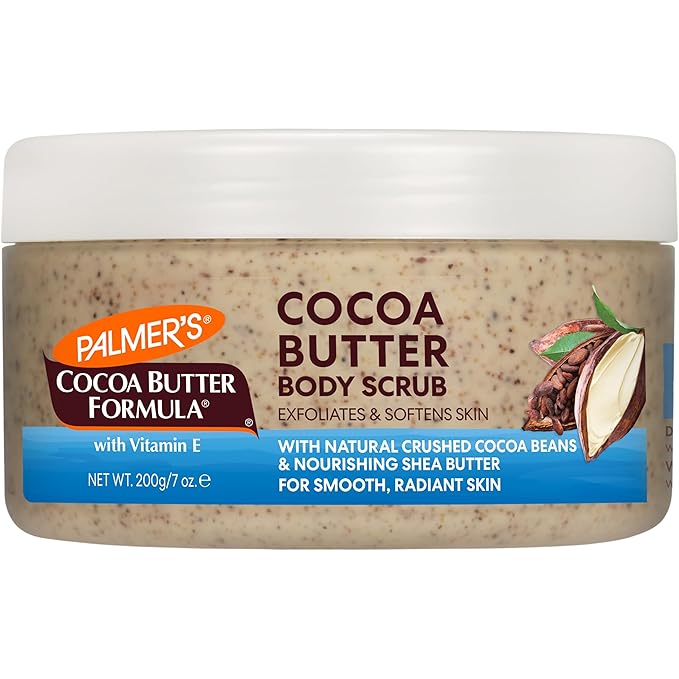 Palmer's Cocoa Butter Formula Exfoliating Body Scrub for Smooth Skin, Skin Exfoliator for Women and Men, 7.05 oz