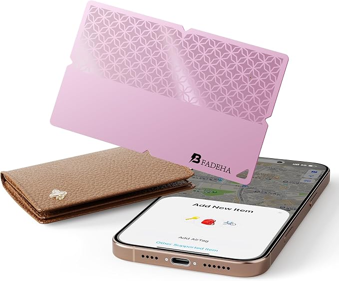 2026 Apple MFi Certified Wallet Tracker Smart Card for Find My | Ultra Thin Air Tracker Tag for Travel, 5 Years+ Staying Power, IP69 Waterproof, Key Finder & Item Locator for Bags, Passport