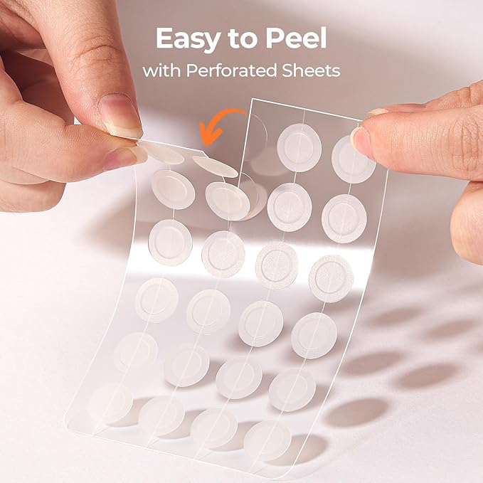 TKTK Pimple Patches for Face, 0.01cm Ultra-Thin Invisible Acne Patches, Hydrocolloid Patches for Breakouts, Absorbs Zits & Blemish, Suitable Under Makeup, 2 Sizes(10mm/12mm) 264 count