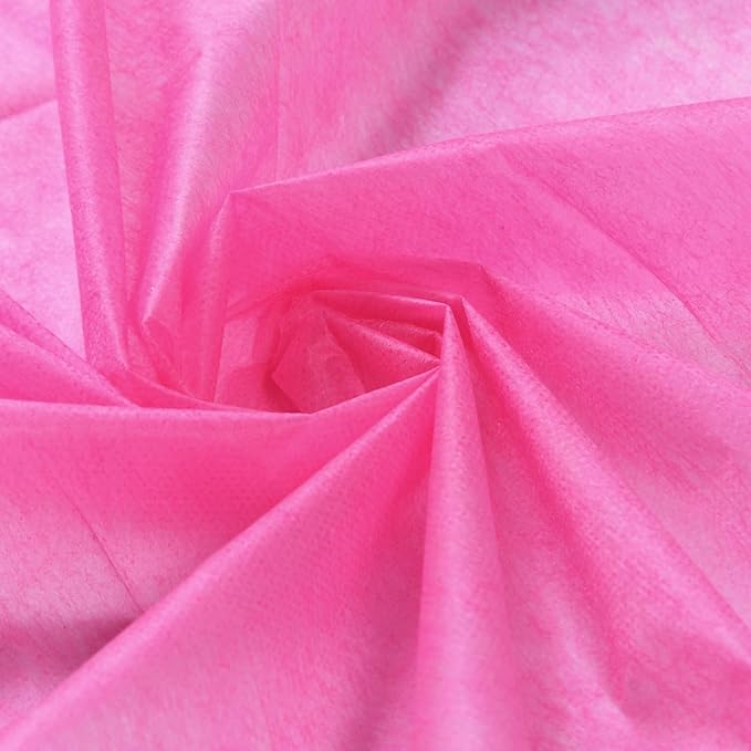 200PCS Pink Disposable Bed Sheets 31" x 71" Massage Table Sheets Non Woven Fabric SPA Bed Cover Breathable for Massage Beauty Tattoos