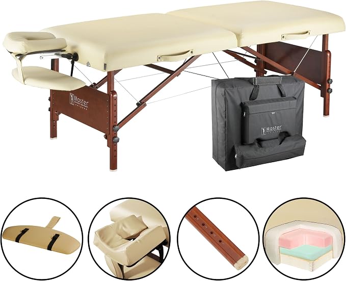 Master Massage Del Ray Count, Standard with Ambient Lighting System, Cream