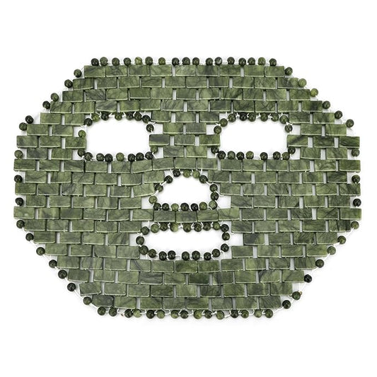 gemshan Jade Mask,100% Natural Stone Facial Mask for SPA Skincare Beauty Tools for Puffy Eyes Dark Circles