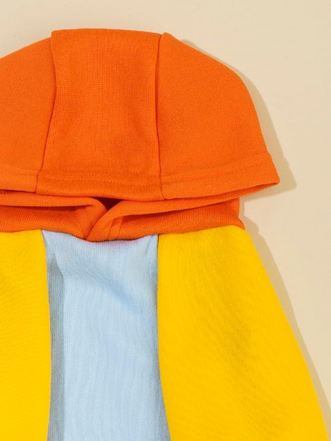 Basic Dog Hoodie Sweatshirt Puppy Sweater Warm Cat Costumes Pet Clothes for Chihuahua Puppy Kitten Small Medium Dogs Orange and Blue Small