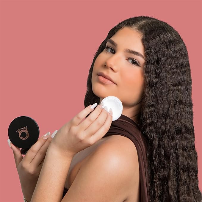 Makeup Beauty Pressed Powder foundation Compact Full Coverage Foundation Skin Care Face Makeup Essentials Contour Palette Setting Powder fit me powder foundation makup 0.49 OZ (Caribe, 0.49 OZ)