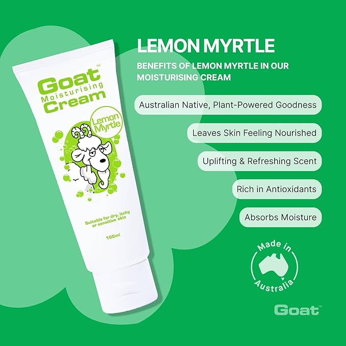 Goat Milk Cream with Lemon Myrtle 100ml