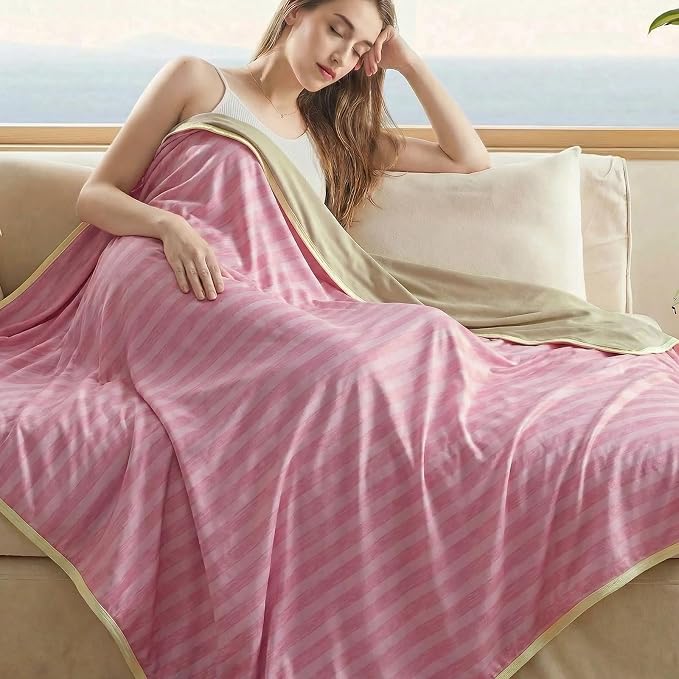 Guohaoi Cooling Blanket for Hot Sleepers and Night Sweats 90"x108" King | Arc-Chill Q-Max >0.5 Cool Fiber,100% Oeko-Tex Certified Lightweight Summer Blanket for Travel/Outdoor Ultra Cold Breathable