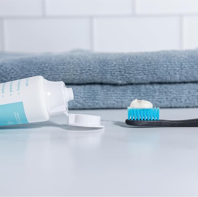 The Humble Co Fluoride-Free Teeth Whitening Toothpaste, Peppermint - Natural Whitening Toothpaste with Xylitol & Eco Certified Perlite for Adults - SLS Free Dental Oral Care & Hygiene - 2 Pack