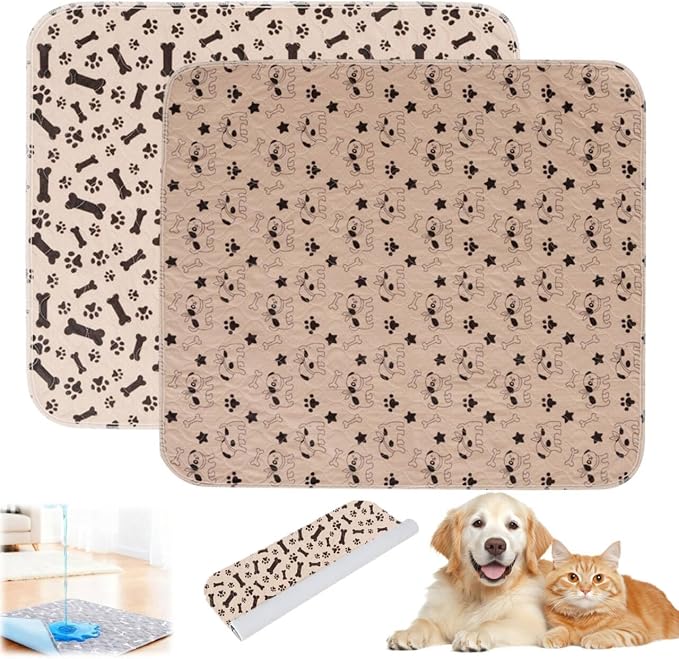 Puppy Pads with Pheromones,Washable Puppy Pee Pads for Dogs,Reusable Puppy Pads Washable for Dogs & Cats,Washable,Durable Leak-Proof & Anti-Slip Pet Training Pads for Home & Trave.