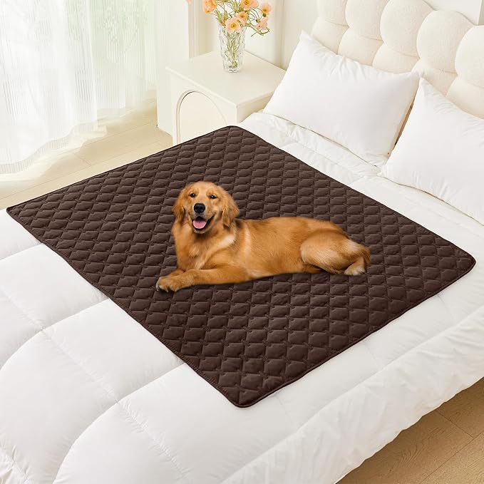 Smiry Waterproof Dog Bed Cover Blanket, Reversible Pet Blanket | Soft Reversible, Washable Leakproof Cats Dogs Couch Cover for Sofa, Couch, Furniture (40x50 Inch)