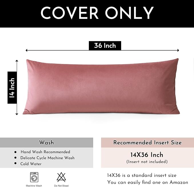 Artscope Luxury Velvet Lumbar Pillow Cover Super Soft Decorative Rectangle Throw Pillow Covers Case Cushion Covers for Sofa Couch Bedroom Car Decor 14x36 Inch Jam