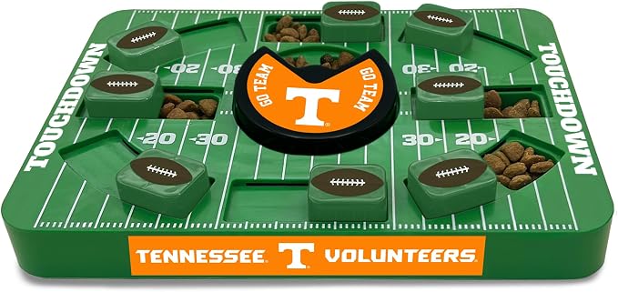 Pets First NCAA Tennessee Large Puzzle Toy - Interactive Dog Treat & Slow Feeding Toy