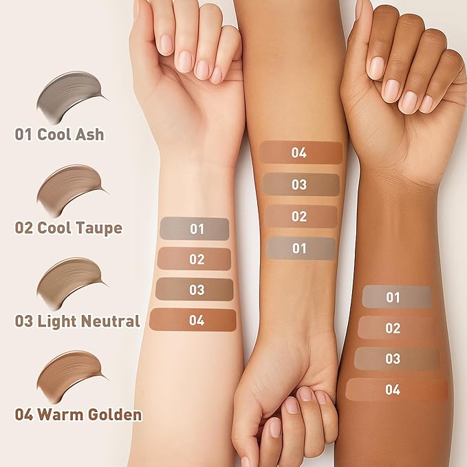 FV Liquid Contour Stick for Fair/Light Skin, Blendable & Highly Pigmented, with Hydrating Formula, Cream Bronzer Makeup for Natural Face Shaping, Vegan, Cruelty-free, 02 Cool Taupe