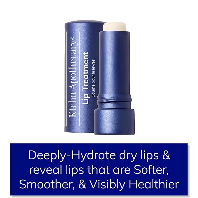 Ktchn Apothecary 100% Natural Ultra-Hydrating Lip Balm & Conditioner-in-1 | Hydrate & Soften Dry/Chapped Lips | Silky Smooth, Never Waxy | Men & Women | Pack of 2