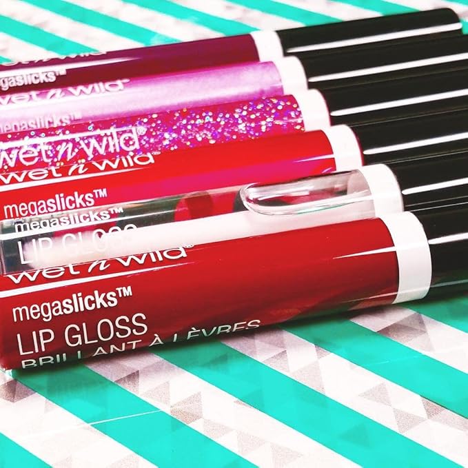 wet n wild MegaSlicks Lip Gloss | Red Cherish | Pack of 2