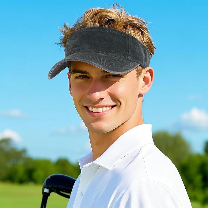 Marrywindix 1 Piece of Sport Wear Athletic Visor Sun Sports Visor Hat Visor Adjustable Cap for Women and Men