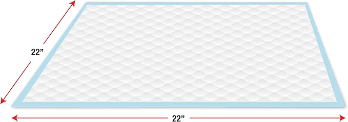 Four Paws Pet Select Pee Pee Pads for Dogs and Puppies 100 Count Standard: 22" x 22" | Leak-proof, 12 hour floor protection, quilted potty training pads, 5 layers, 22" x 22"