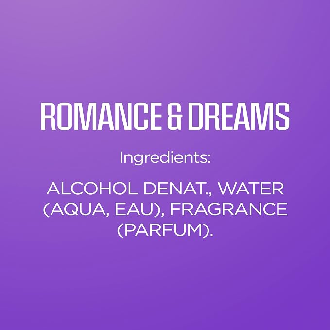 Body Fantasies Signature Fragrance Body Spray, Romance and Dreams, 8 Fluid Ounce (Pack of 2)
