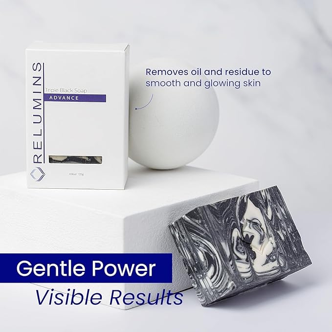 Relumins Professional Spa Formula Triple Action Soap – Gentle Formula with Natural Plant Extracts for Normal & Sensitive Skin, 135g Bar