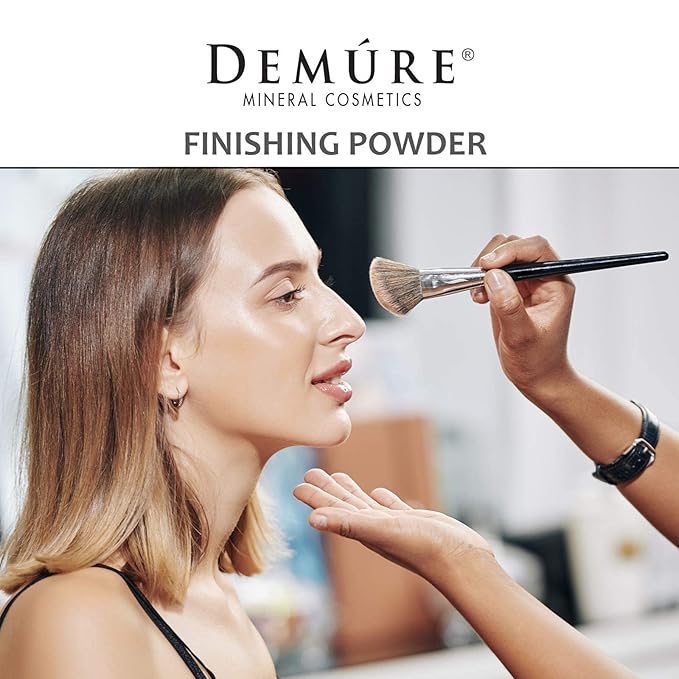 Demure Mineral Makeup, Finishing Powder (Tan), Loose Powder, Face Powder, Setting Powder, Professional Quality