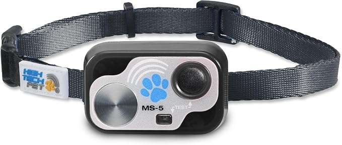 MS-5 Automatic Pet Door Collar, Genuine High Tech Pet Brand Dog Collar for Power Pet Doors - Designer Series, Waterproof (Black, Cat)