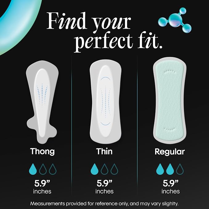 Kotex BioCare Daily Liners, Wrapped, Light Absorbency, Regular Length, 56 Count (Packaging May Vary)