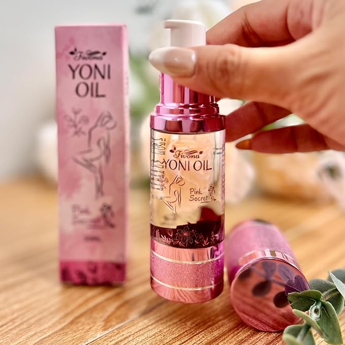 Fivona Black 4-in-1 Yoni Care Steam Kit Includes Feminine V Oil, Sitz Bath Seat, Yoni Steaming Herbs and Storage Bag - Effective Detox pH Balance Cleansing and Moisturizing