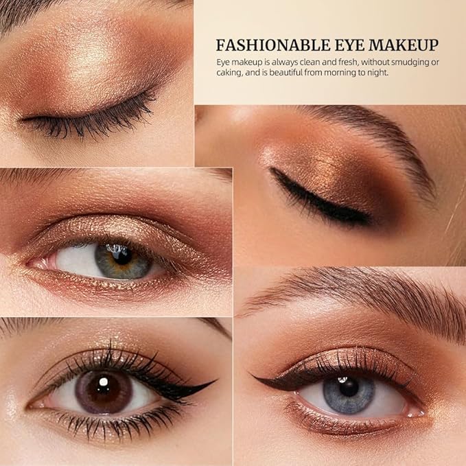 Warm Neutral Brown Eyeshadow Palette – 6 Matte & Shimmer Shades, High-Pigment Long-Lasting Bronze Nude Eye Shadow Kit for Everyday Makeup, Soft Glam & Smokey Looks, Blendable & Beginner-Friendly