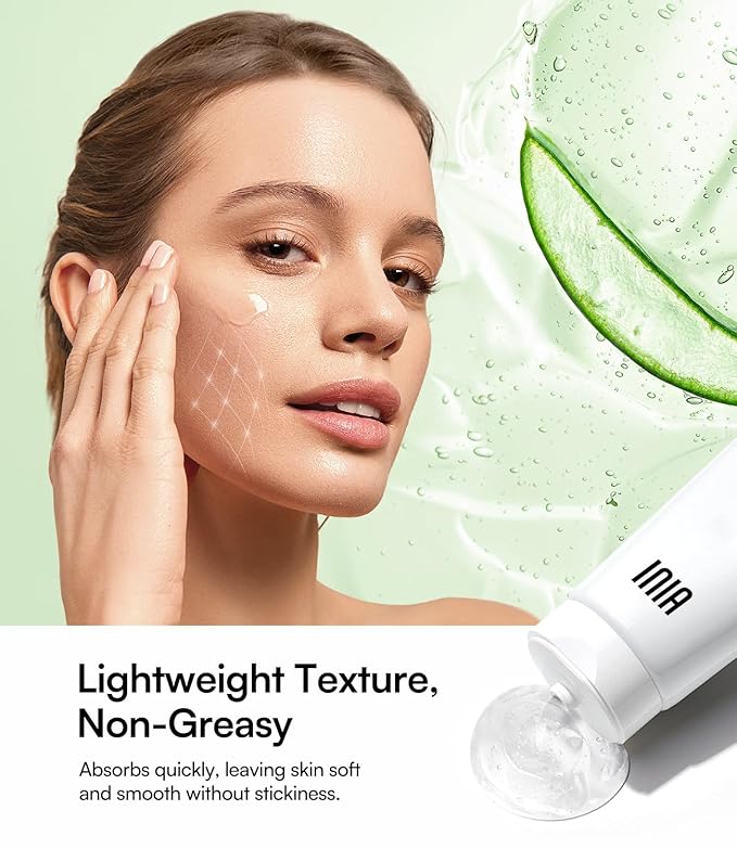 INIA Conductive Gel for Facial and Body Skin Care Machines – Hydrating Gel Primer with Hyaluronic Acid for Women and Men, 35.2 Fl Oz